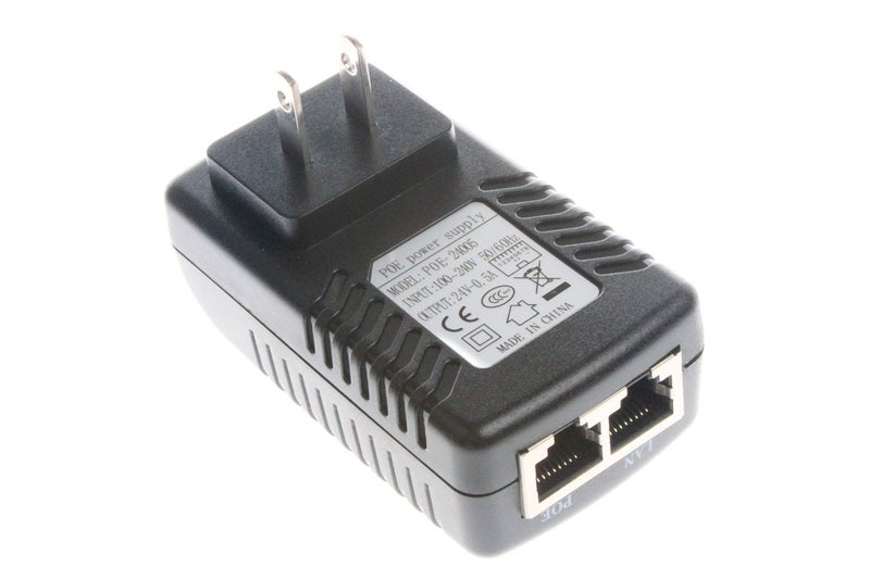 NOYITO 24V 0.5A PoE Injector Power Supply Adapter with Wall Plug IEEE 802.3af Compliant 10 100Mbps Suitable for IP Camera Voip Phones AP - Image 2